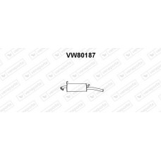 VW80187 VENEPORTE Глушник вихлопних газів кінцевий