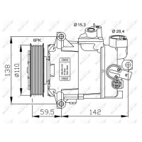 WG2159414 WILMINK GROUP Компресор кондиціонера