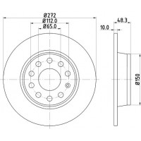 8DD 355 116-971 HELLA Гальмівний диск
