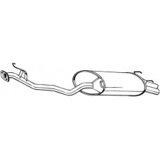 279-513 BOSAL Глушник вихлопних газів кінцевий