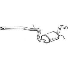 285-461 BOSAL Середній глушник вихлопних газів