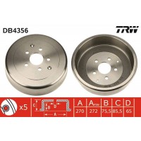 DB4356 TRW Гальмівний барабан