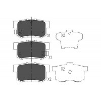 KBP-2009 KAVO PARTS Комплект гальмівних колодок дисковий гальм