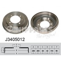 J3405012 NIPPARTS Гальмівний барабан