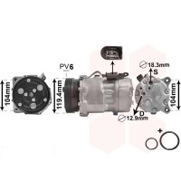 1800K321 VAN WEZEL Компресор кондиціонера