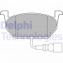 LP3146 DELPHI Комплект гальмівних колодок дисковий гальм