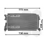 58002340 VAN WEZEL Радіатор охолодження двигуна