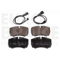5502222575 EUROBRAKE Комплект гальмівних колодок дисковий гальм