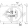 DCM3213 DIEDERICHS Радіатор охолодження двигуна