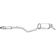 287-871 BOSAL Глушник вихлопних газів кінцевий