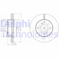 BG4271C DELPHI Гальмівний диск