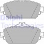 LP2764 DELPHI Комплект гальмівних колодок дисковий гальм