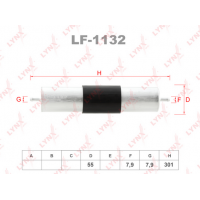 LF-1132 LYNXauto Паливний фільтр