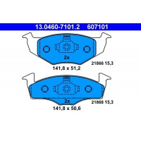13.0460-7101.2 ATE КомплеК т гальмівних колодок, дискове гальмо