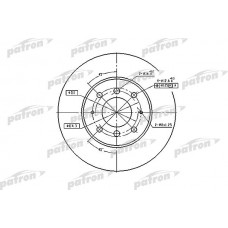 PBD4345 PATRON Гальмівний диск