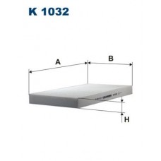 K 1032 FILTRON Фільтр повітря у внутрішньому просторі