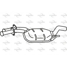 P3640 FENNO Середній глушник вихлопних газів