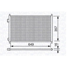 350203665000 MAGNETI MARELLI Конденсатор кондиціонера