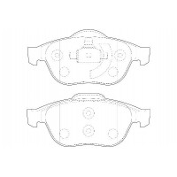 2135029 Omnicraft Комплект гальмівних колодок дисковий гальм