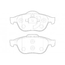 2135029 Omnicraft Комплект гальмівних колодок дисковий гальм