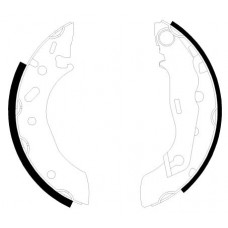 8DB 355 001-731 HELLA PAGID Комплект гальмівних колодок