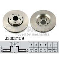 J3302159 NIPPARTS Гальмівний диск