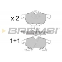 BP2811 BREMSI Комплект гальмівних колодок дисковий гальм