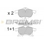 BP2811 BREMSI Комплект гальмівних колодок дисковий гальм