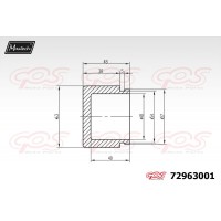 72963001 MAXTECH Поршень корпус скоби гальма
