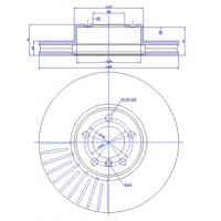 142.1060 CAR Гальмівний диск