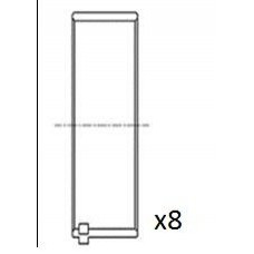 BB2059-STD FAI AutoParts Шатунний підшипник