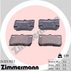 24323.155.1 ZIMMERMANN Комплект гальмівних колодок дисковий гальм