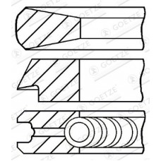 08-114400-45 GOETZE ENGINE Комплект поршневих кілець