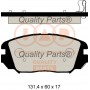 704-21110 IAP QUALITY PARTS КомплеК т гальмівних колодок, дискове гальмо
