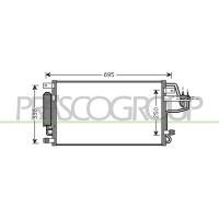HN802C001 PRASCO Конденсатор кондиціонера
