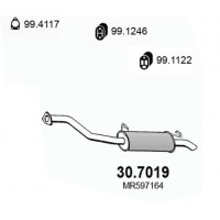 30.7019 ASSO Глушник вихлопних газів кінцевий