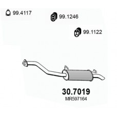 30.7019 ASSO Глушник вихлопних газів кінцевий