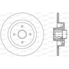 BDA2511.30 OPEN PARTS Гальмівний диск