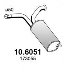 10.6051 ASSO Середній глушник вихлопних газів