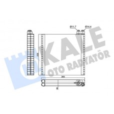 352980 KALE OTO RADYATÖR Випарник кондиціонера