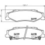 8DB 355 013-191 HELLA Комплект гальмівних колодок, дискове гальмо