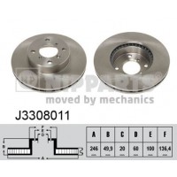 J3308011 NIPPARTS Гальмівний диск