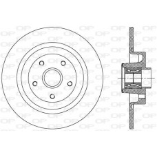 BDA2507.30 OPEN PARTS Гальмівний диск