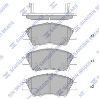 SP1463 Hi-Q Комплект гальмівних колодок дисковий гальм