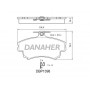 DBP1398 DANAHER Комплект гальмівних колодок дисковий гальм