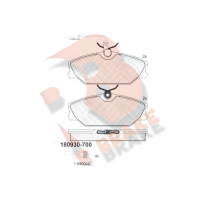 RB0930-700 R BRAKE КомплеК т гальмівних колодок, дискове гальмо