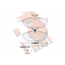 RB0930-700 R BRAKE КомплеК т гальмівних колодок, дискове гальмо