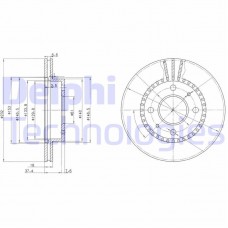 BG3206 DELPHI Гальмівний диск