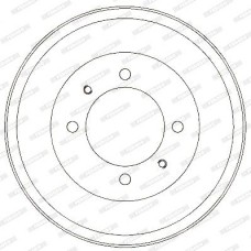 FDR329303 FERODO Гальмівний барабан