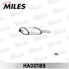 HA00189 MILES Глушник вихлопних газів кінцевий